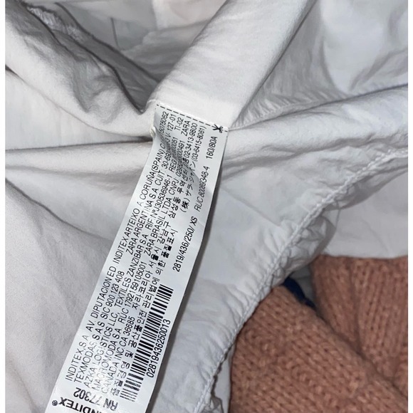 Zara Button-up White dress - Picture 4 of 4